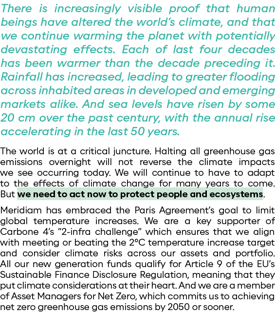There is increasingly visible proof that human beings have altered the world s climate, and that we continue warming    