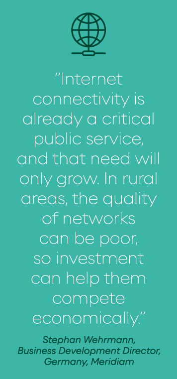    Internet connectivity is already a critical public service, and that need will only grow  In rural areas, the qual   