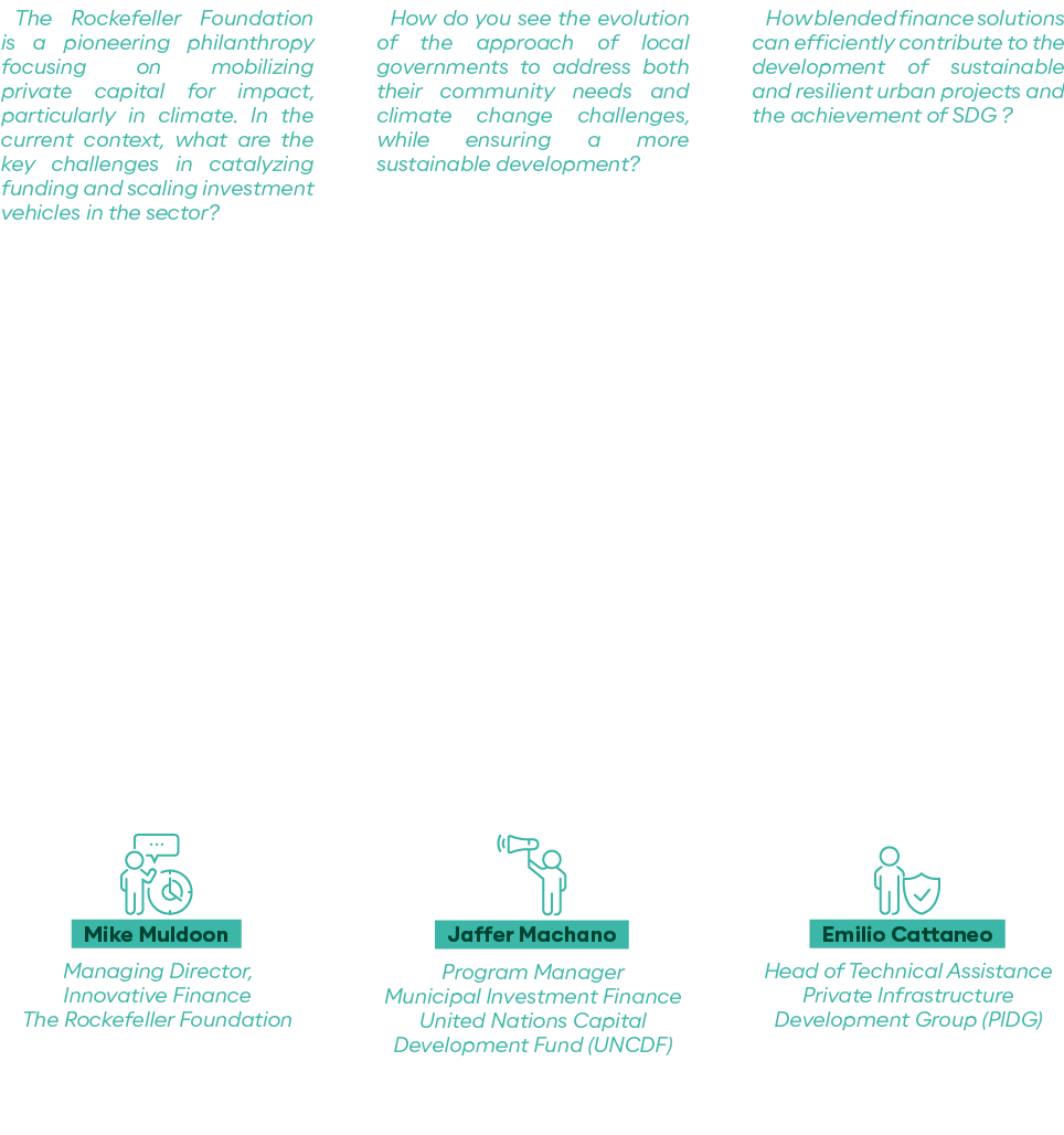  The Rockefeller Foundation is a pioneering philanthropy focusing on mobilizing private capital for impact, particula   