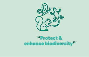   Protect & enhance biodiversity 