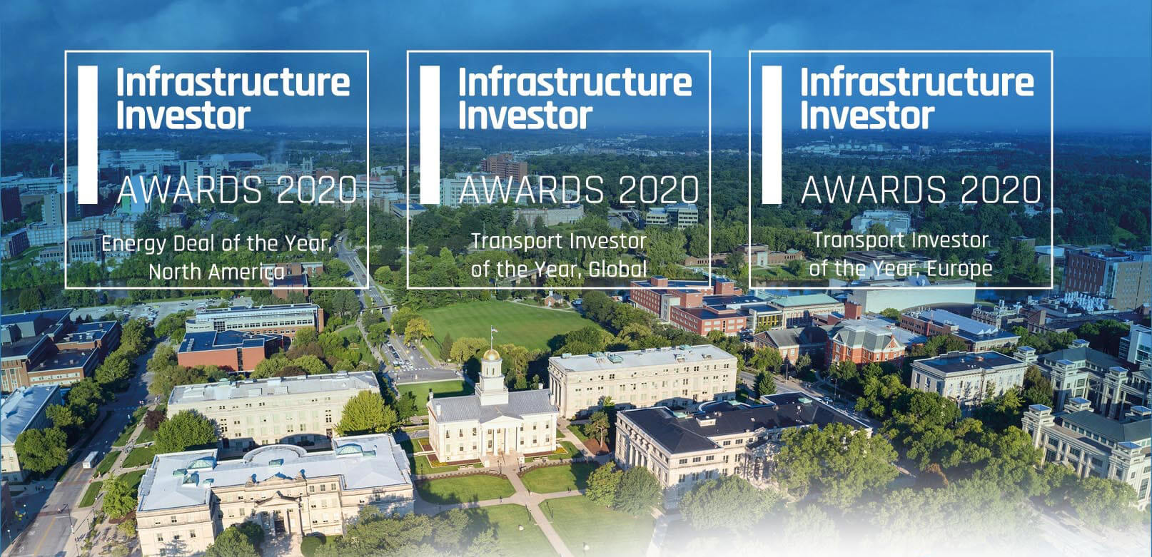 University of IOWA with awards text overlaid